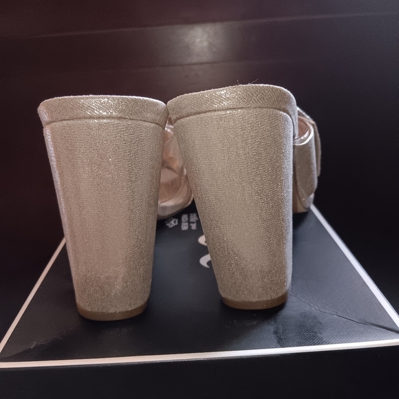 Nina women's high heels evening sandals size 10M vinyl - Picture 5 of 6